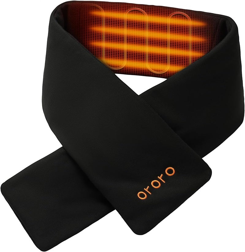ORORO Heated Scarf, Up to 12 Hours of Warmth, Heated Neck Warmer with Rechargeable Battery - Image 1